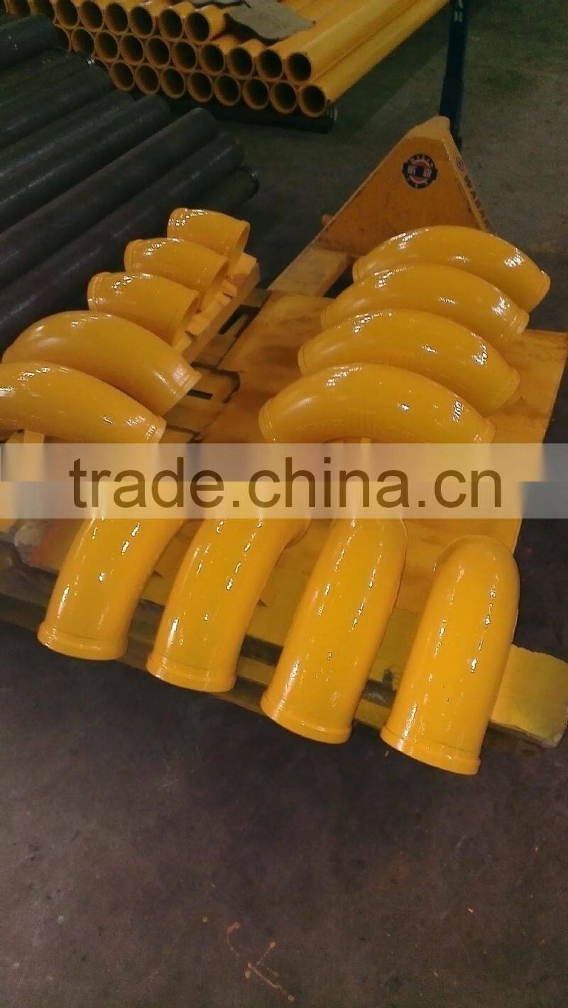 concrete pump spare parts use for curved portion, elbow pipe.bend
