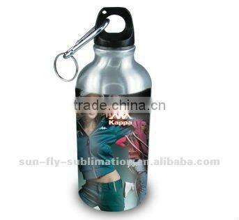Sublimation Aluminum kids bicycle water bottle 400ml