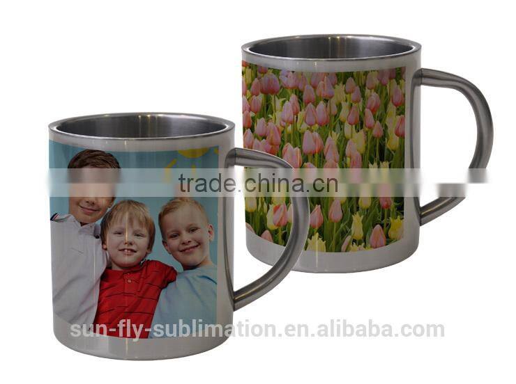 300ml Stainless Mug / Mug for coffee/ Unbroken Mug/ Stainless mug for promotion