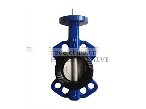 PN10/PN16 cheap cast iron water media wafer butterfly valve coated EPDM/NBR/ Viton