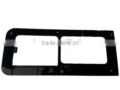 Modified Maxus V80 bonded sliding glass window