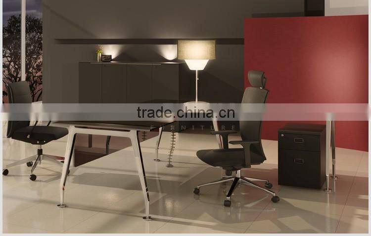 popular modern office furniture glass office desk