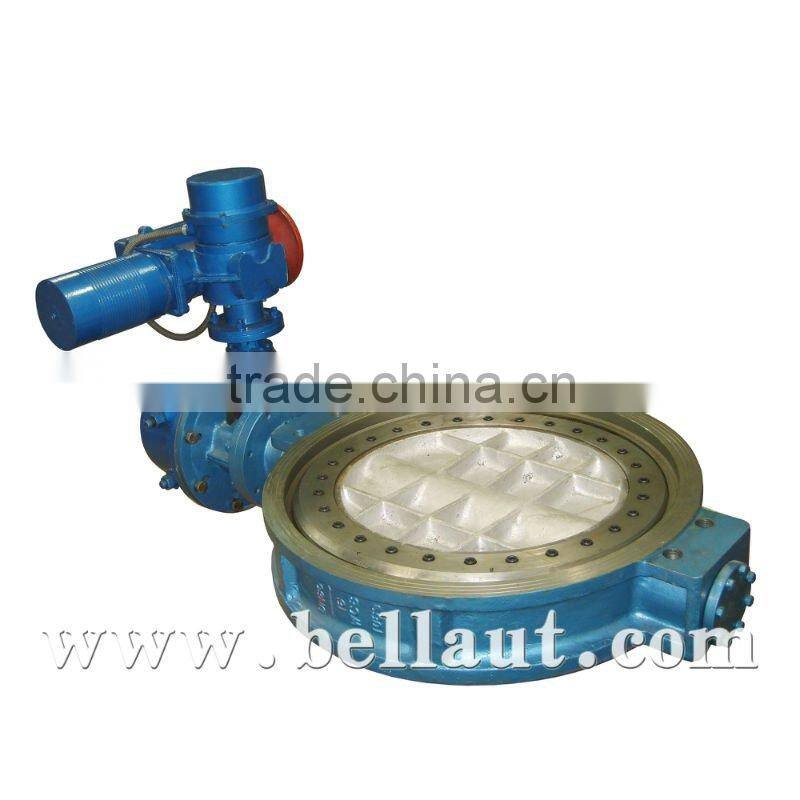 Manual operated Flanged Concentric Butterfly Valve