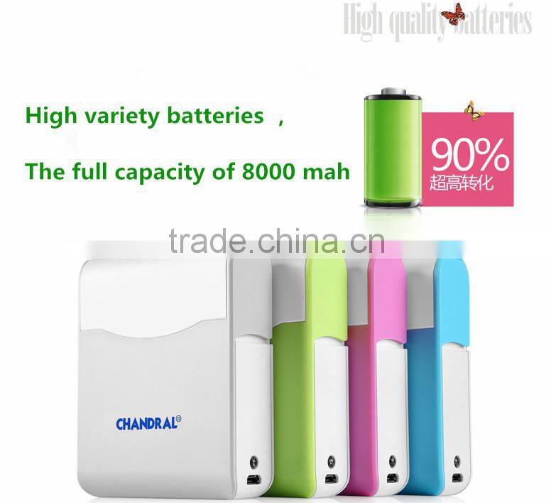 Hot selling fashion make-up case mirror power bank for women