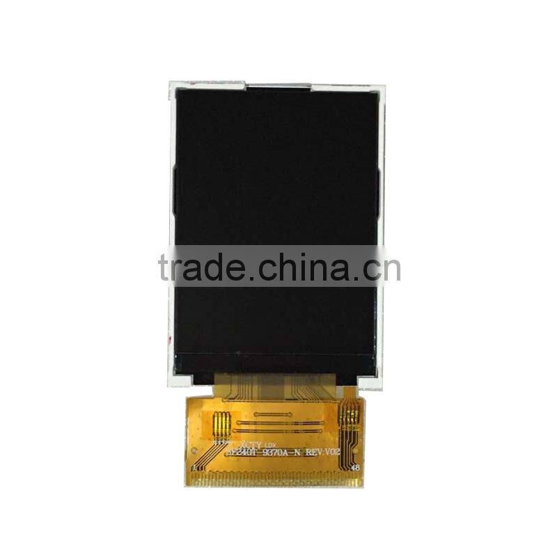 2.4 inch MPU interface lcd screen in china lcd tv QVGA 240x320 normal viewing angle TFT with TP
