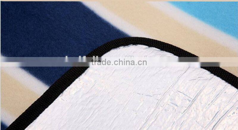 Promotional Trave Easy Pack Fold Up Outdoor Camping Polar Fleece Blanket