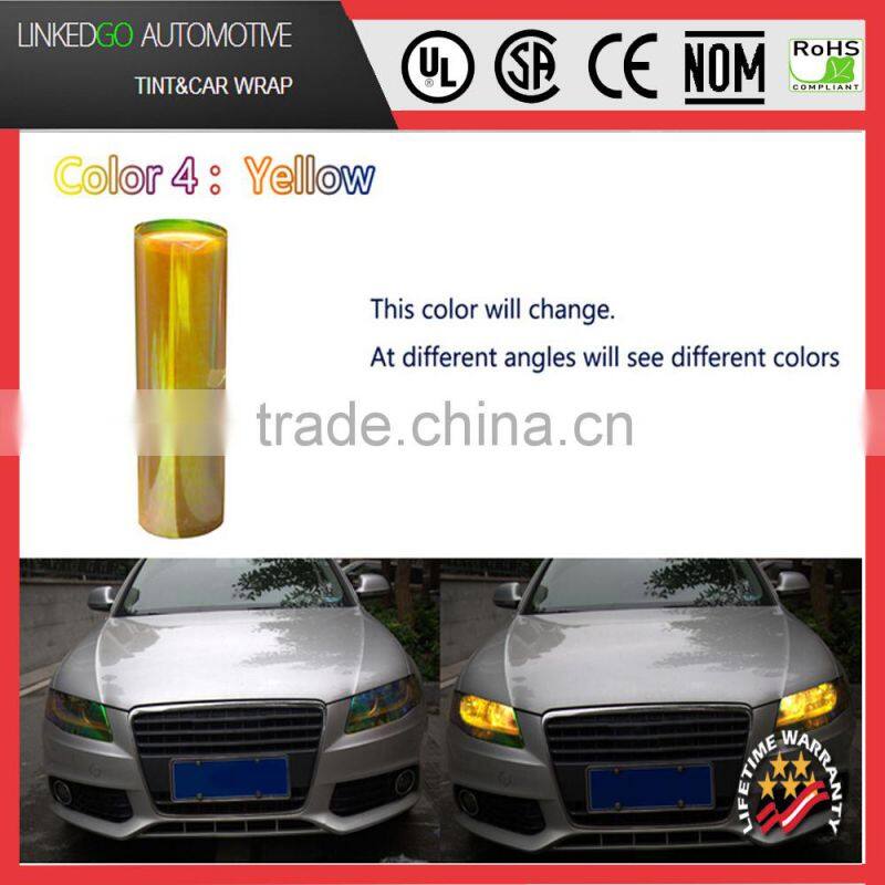 0.3*10M Chameleon Neo Pink Color Headlight Taillight Fog Light Vinyl Tint Film