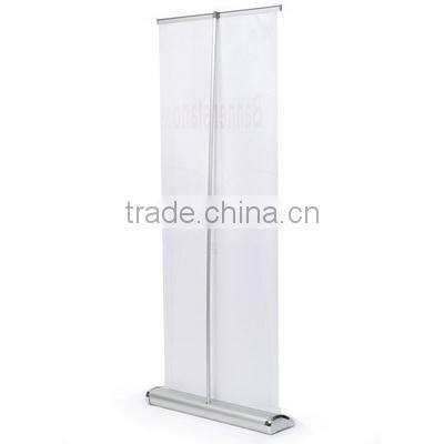 Expo aluminum 80/85*200cm roll up banner stand, heavy water drop roll up stand, wide base roll up banner