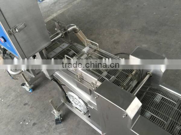 coating batter and bread crumbs machine