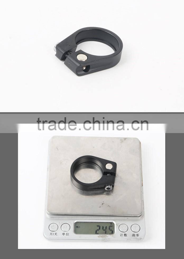 C205 Wholesale Bicycles Seat Post Clamp 6061-T6 Alloy Bike Parts Cycling Seat tube pipe Clamp 28.6--40MM HOMHIN