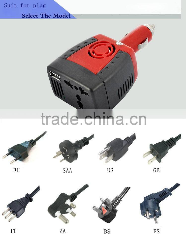 Hot 150W 220V Power Inverter New cigarette lighter Power Supply AC Car Power Inverter Adapter with USB Charger Port