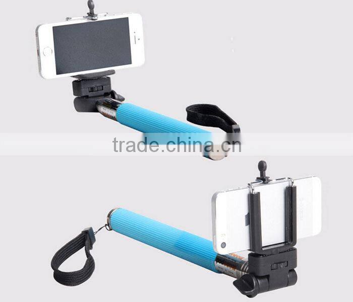 Bluetooth Shutter Wireless Camera AB Shutter + Self-timer Kit Monopodfor most Android Phone CL-70