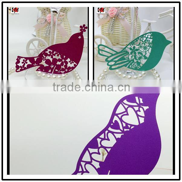 Good quality party decoration bird place card holder wedding