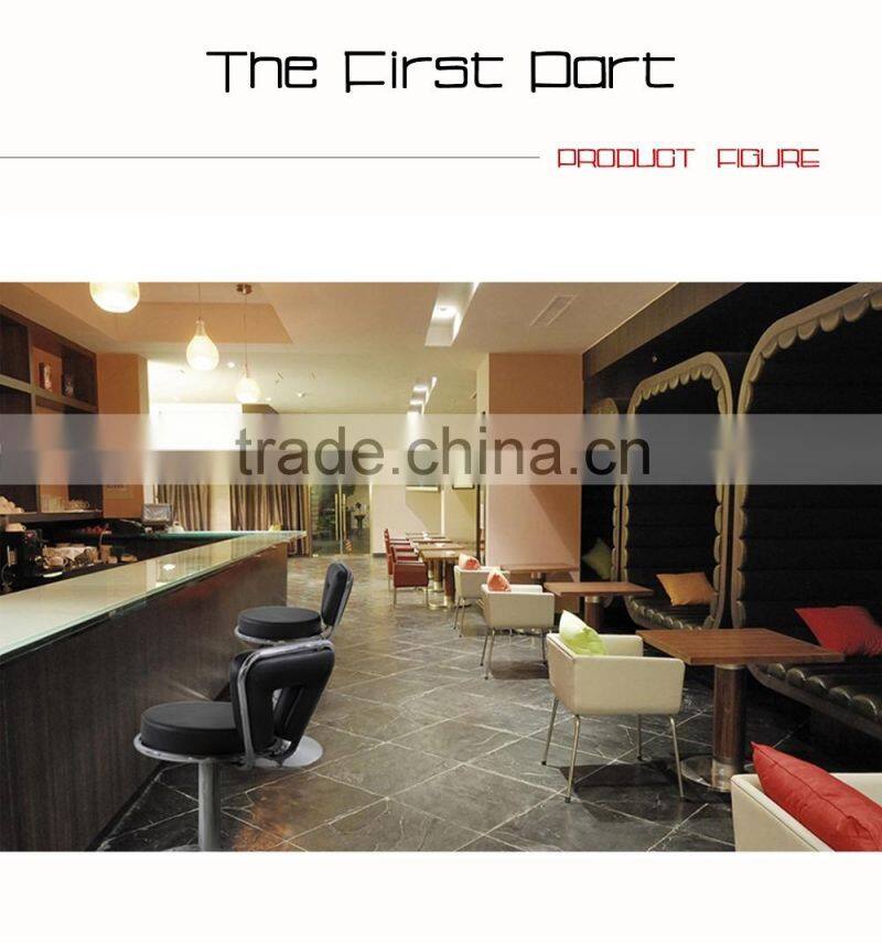 Beautiful beige leather bar stools, up and down bar stool for sale