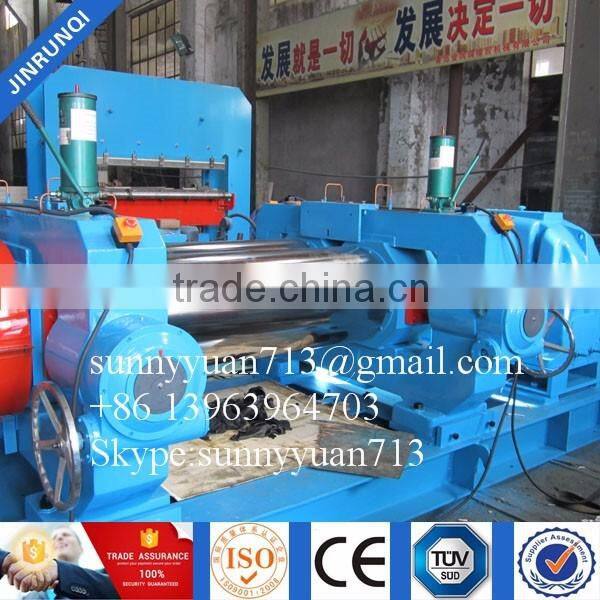 Open Mill Rubber Mixing Machine For Making Rubber Powder With Ce
