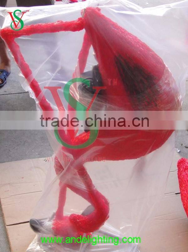 3D flamingo light animal led decoration