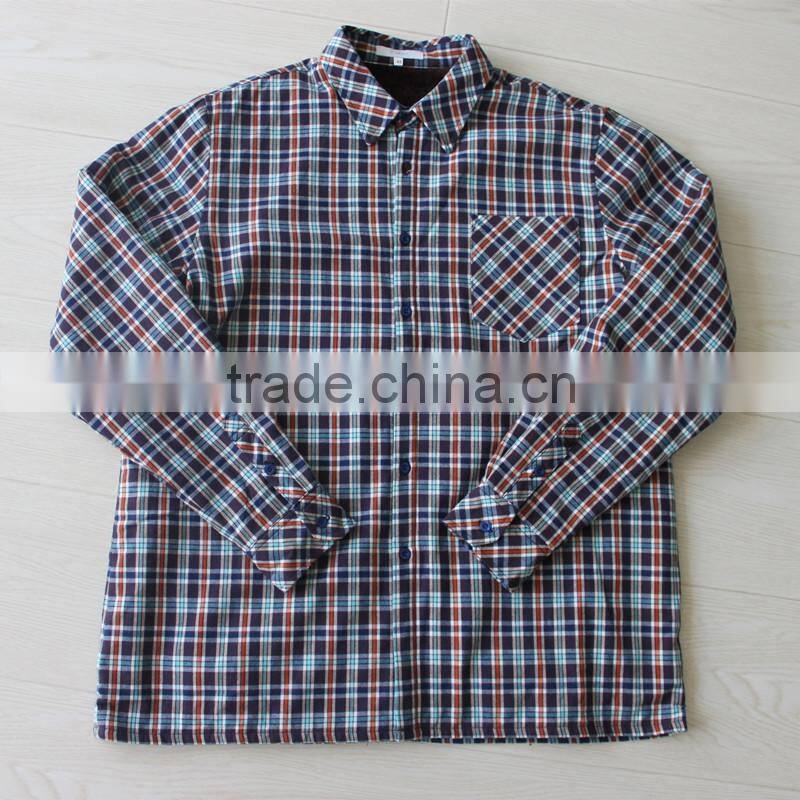 New fashion thickening add wool new design casual shirt for man
