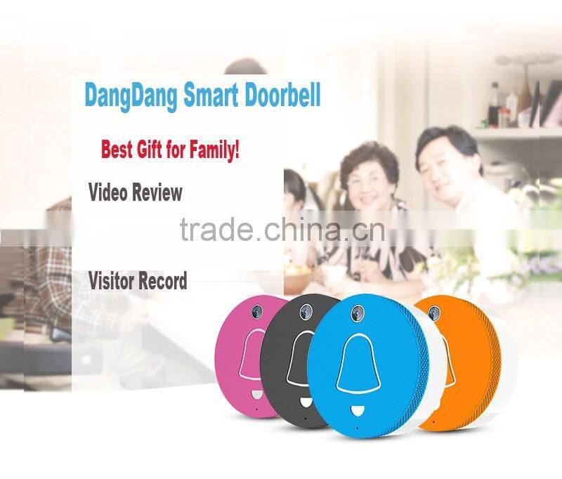 h.264 720p wifi ip camera doorbell 2016 wireless doorbell app control long range wireless doorbell