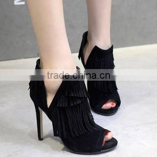 elegant summer ankle boots sexy ladies sandals fish head boot PF4374