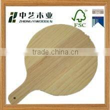 hot selling FSC&BSCI custom wooden pizza plates board in disposable plates