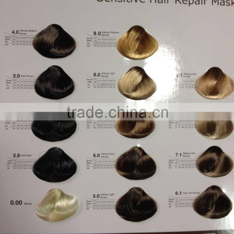 Free sample low ammonia best OEM hair dye Malaysia pieces