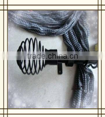 Black Gold Decorative Curtain Rod