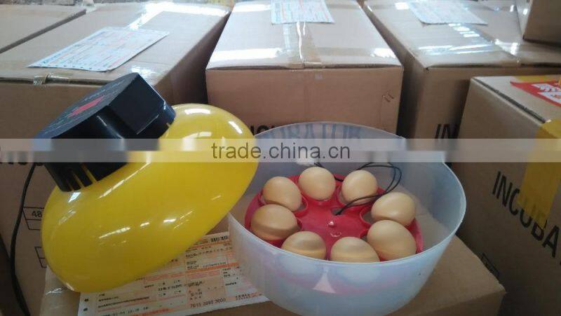 High hatching rate best selling ZH-8 egg incubator for sale, dual power incubator mini