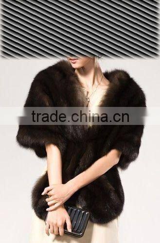 MKF2 new style mink fur shawl