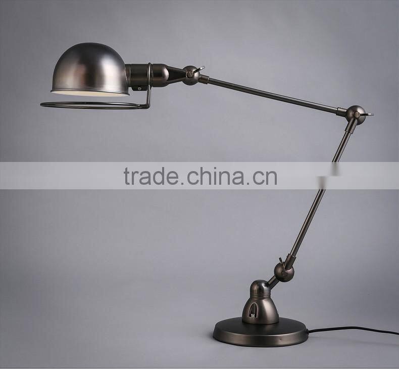 Industrial LED Adjustable Swing Arm Desk Light