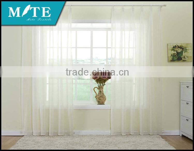 beautiful curtain voile 100% polyester