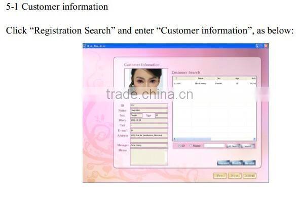 Magic mirror skin analyzer Skin scope analyzer
