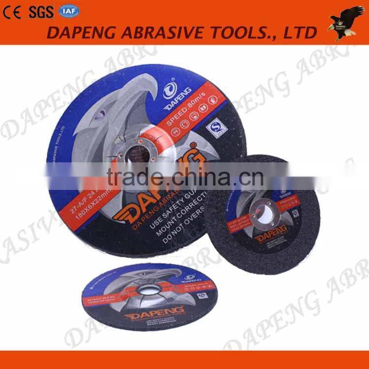 gringding wheel for metal, 7'' abrasive disc for polishing