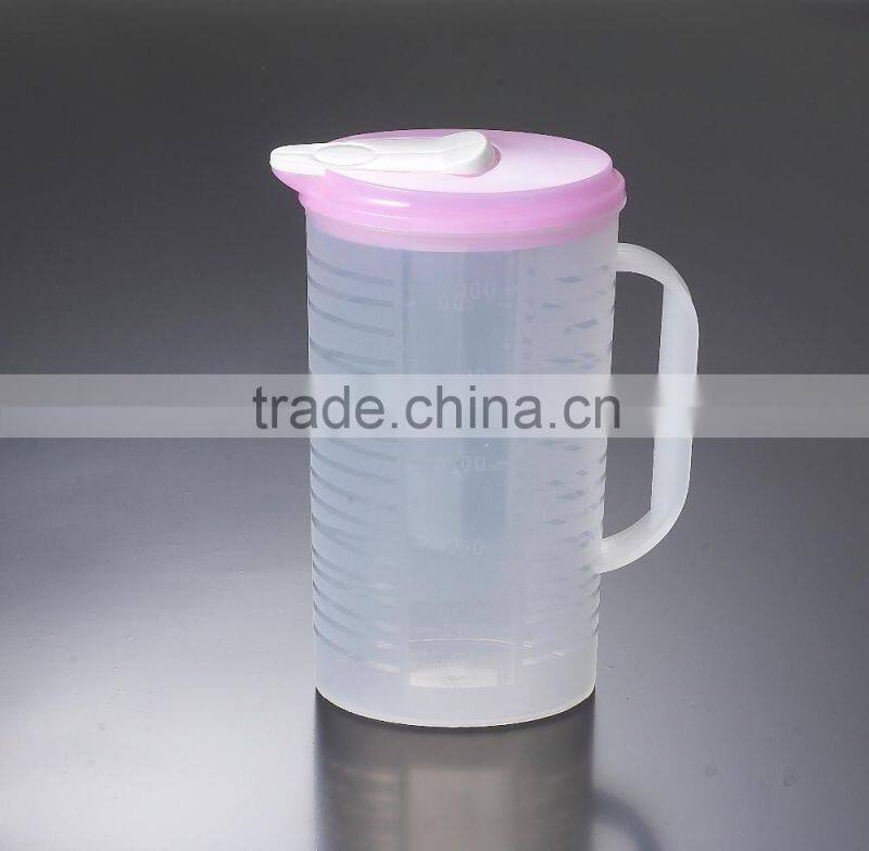 2L Plastic Drinking Water Jug With Lid and handle