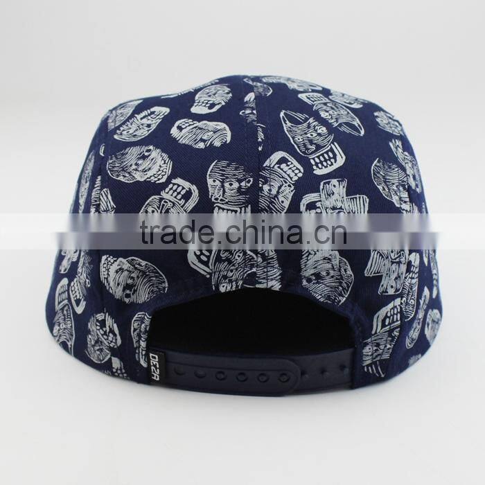 floral 5 panels adjustable cap/5 panel caps hot sale