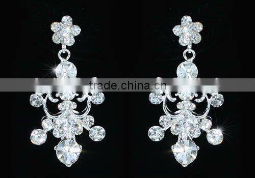 Bridal Vintage Style Crystal Necklace Earrings Set CS1184