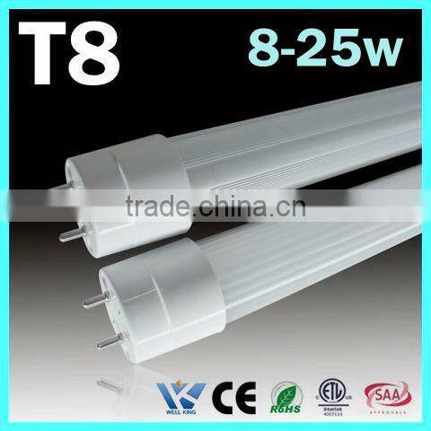UL Energy star 18W 2200lm T8 4 foot LED TUBE