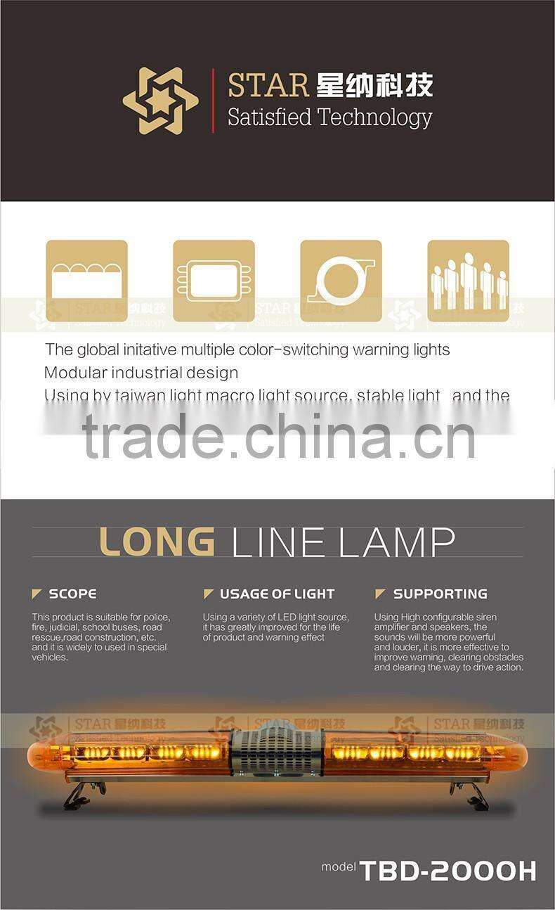 led traffic warning lightbar/emergency led halogen rotating lightbar