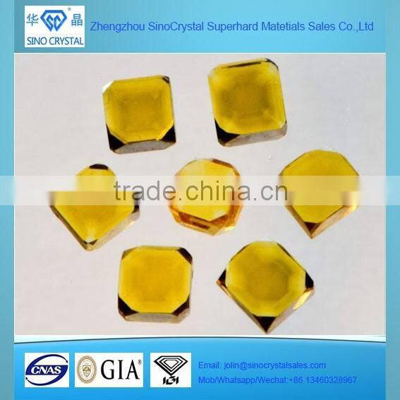 Dressing tools Cutting tools use yellow synthetic diamond HPHT CVD diamond plate