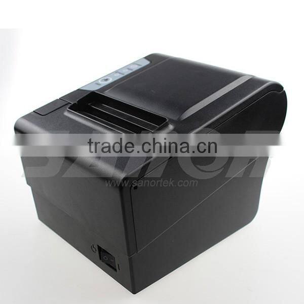 Sanor 80mm auto cutter pos printer thermal driver for restaurant billing machine