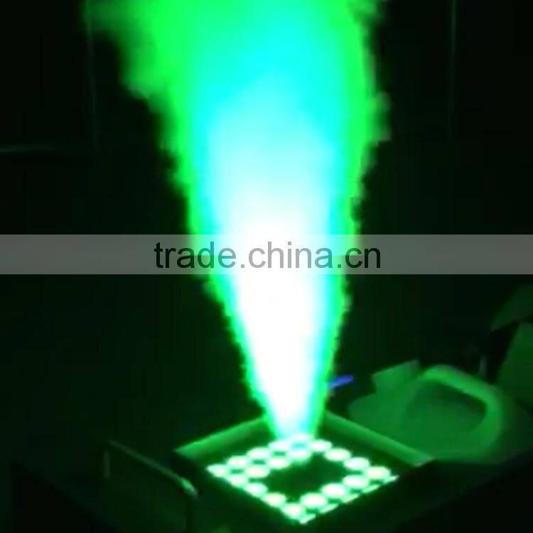 Pro DJ Geyser Geiser RGB CO2 Cannon Pyro Vertical Upward 24*3W LED Tri 1500W Disco Smoke Fog Machine