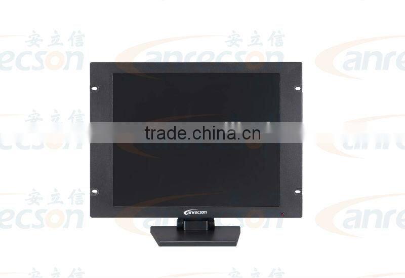19" rack mount lcd industrial monitor rack mount lcd monitor with VGA,DVI,HDMI