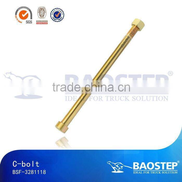 Class 10.9 leaf spring center half thread hex bolt and nut