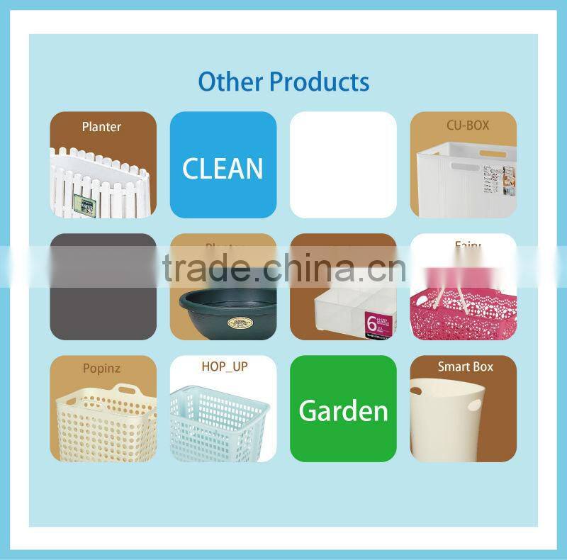 Reliable and simple storage box plastic with stacking made in Japan