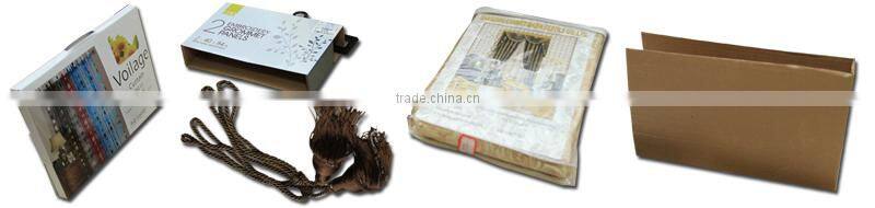 Decorative 100% Polyester Sheer Chiffon Curtains Popular in 2016