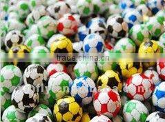 Sliver paper wrapped ball shape milk compound chocolate