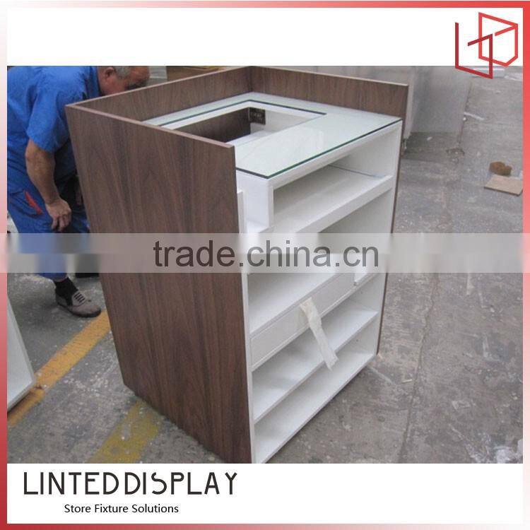 easily stalled checkout cash counter/cashier table