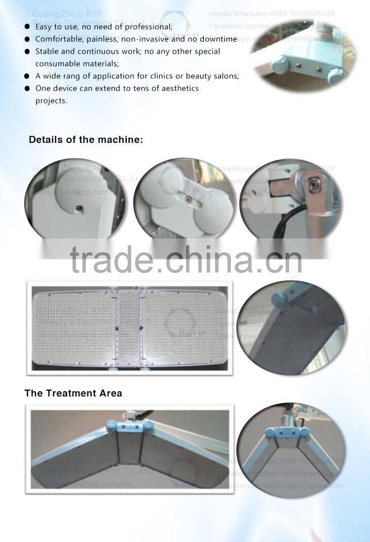 PDT Led Light Skin Rejuvenation/PDT Photon Acne Wrinkle Removal/ Skin Whitening pdt led beauty machine