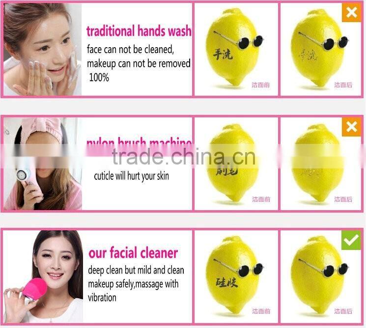 Face Wash Brushes Machine Soft Silicone Facial Brush Cleanser Waterproof Design Health Beauty Face Women Cleansers