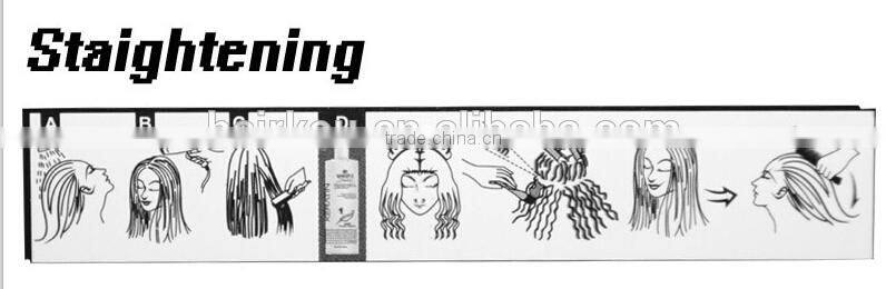 Permanent hair straightening cream with bio keratin / straightening essence