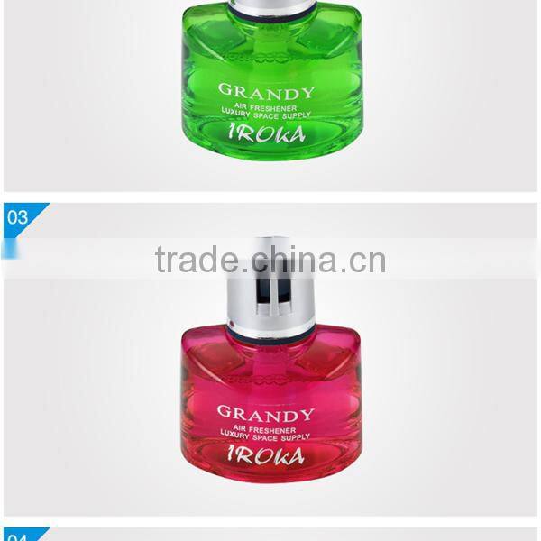 household item colored perfume bottles